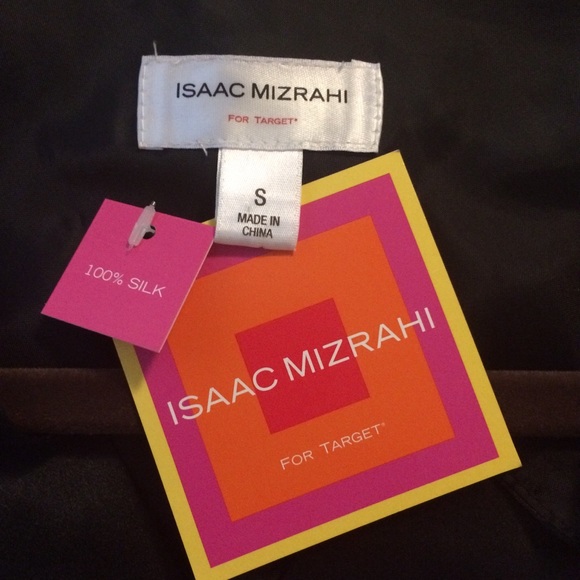 NWT Black Silk Sleeveless Blouse With Cream Sash - Picture 6 of 8